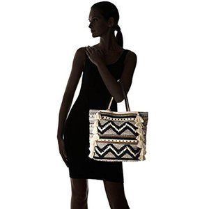 Steve Madden Raine Bohemian Patterned Fabric Tote